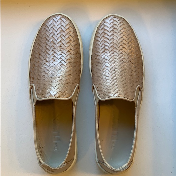 THE FLEXX Sneak Name Gold/Dune slip on sneaker - Picture 1 of 7